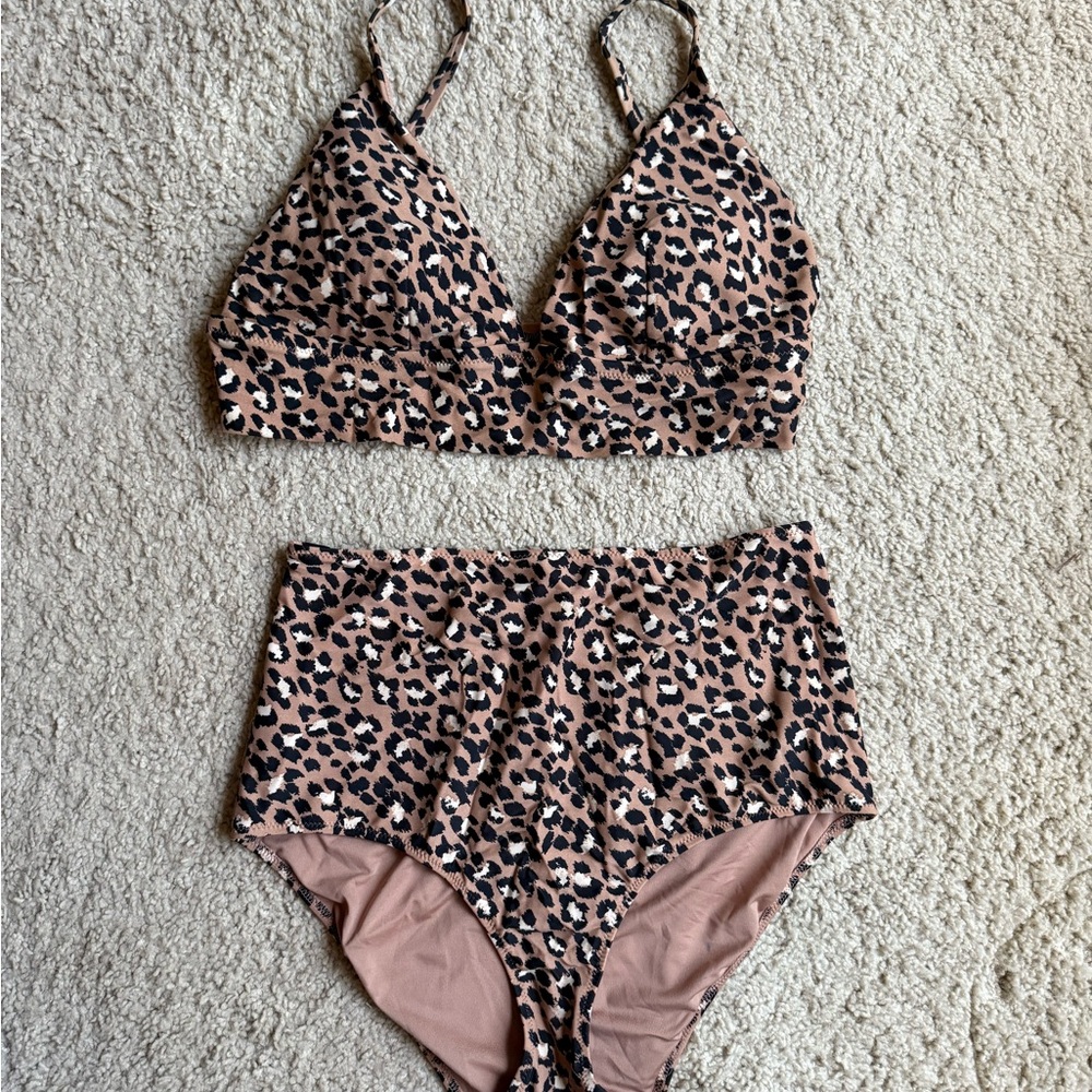 Aerie Leopard Print Bikini Set